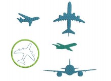 Stickdatei - Flugzeuge